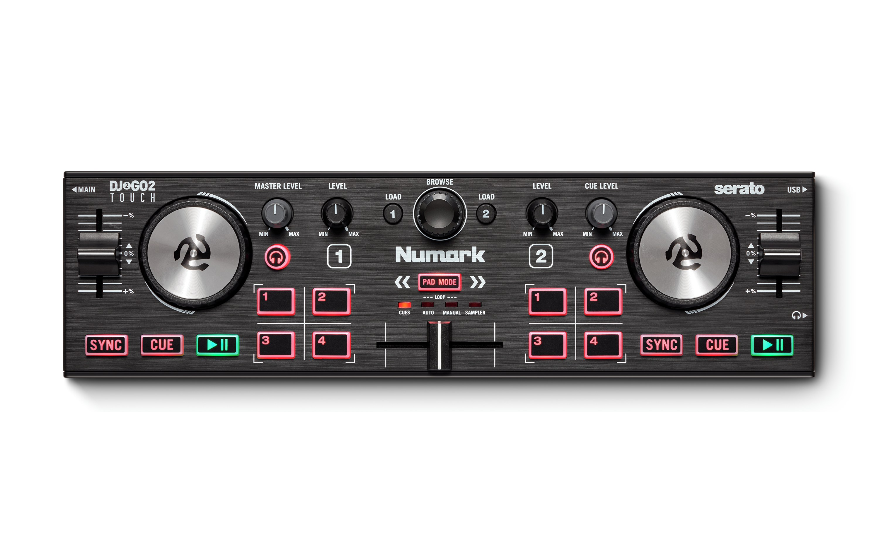 Numark dj2go2 touch подключение к андроид